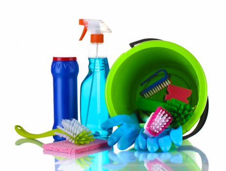 Professional cleaner in Finchley preparing a spotless living room