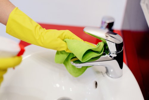 Professional oven cleaning service in Finchley restoring a greasy kitchen appliance