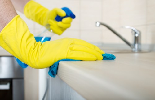 Local Finchley cleaner performing a detailed one time deep clean