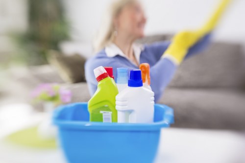 Deep carpet cleaning process restoring freshness and appearance in a Finchley property