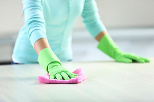 Deep cleaning kitchen during end of tenancy cleaning Finchley