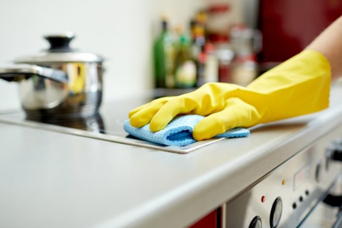 Specialist post-construction cleaning in Finchley restoring a kitchen after renovation
