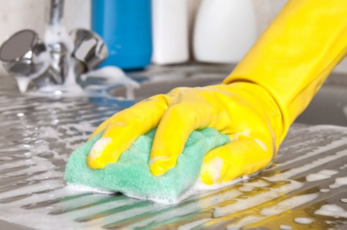 Finchley post-build cleaning team completing the final clean in a renovated property
